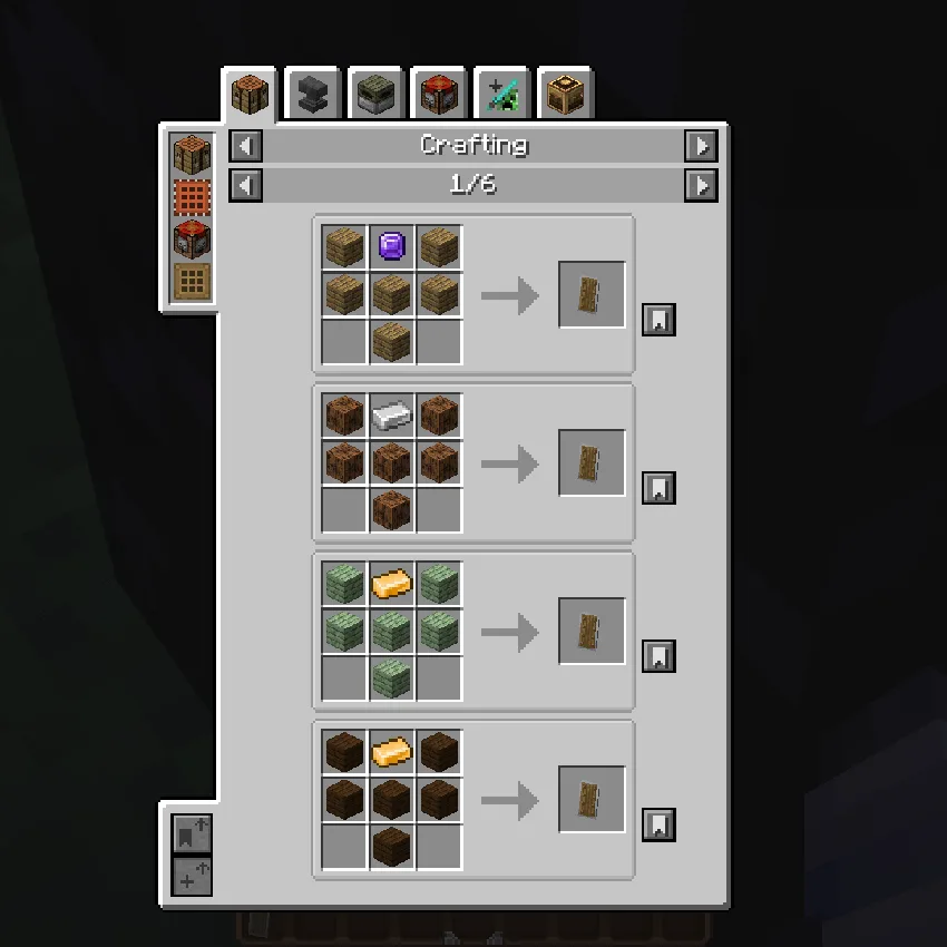 Изображение 2 ресурспака Immersive Interfaces - Just Enough Items (JEI)