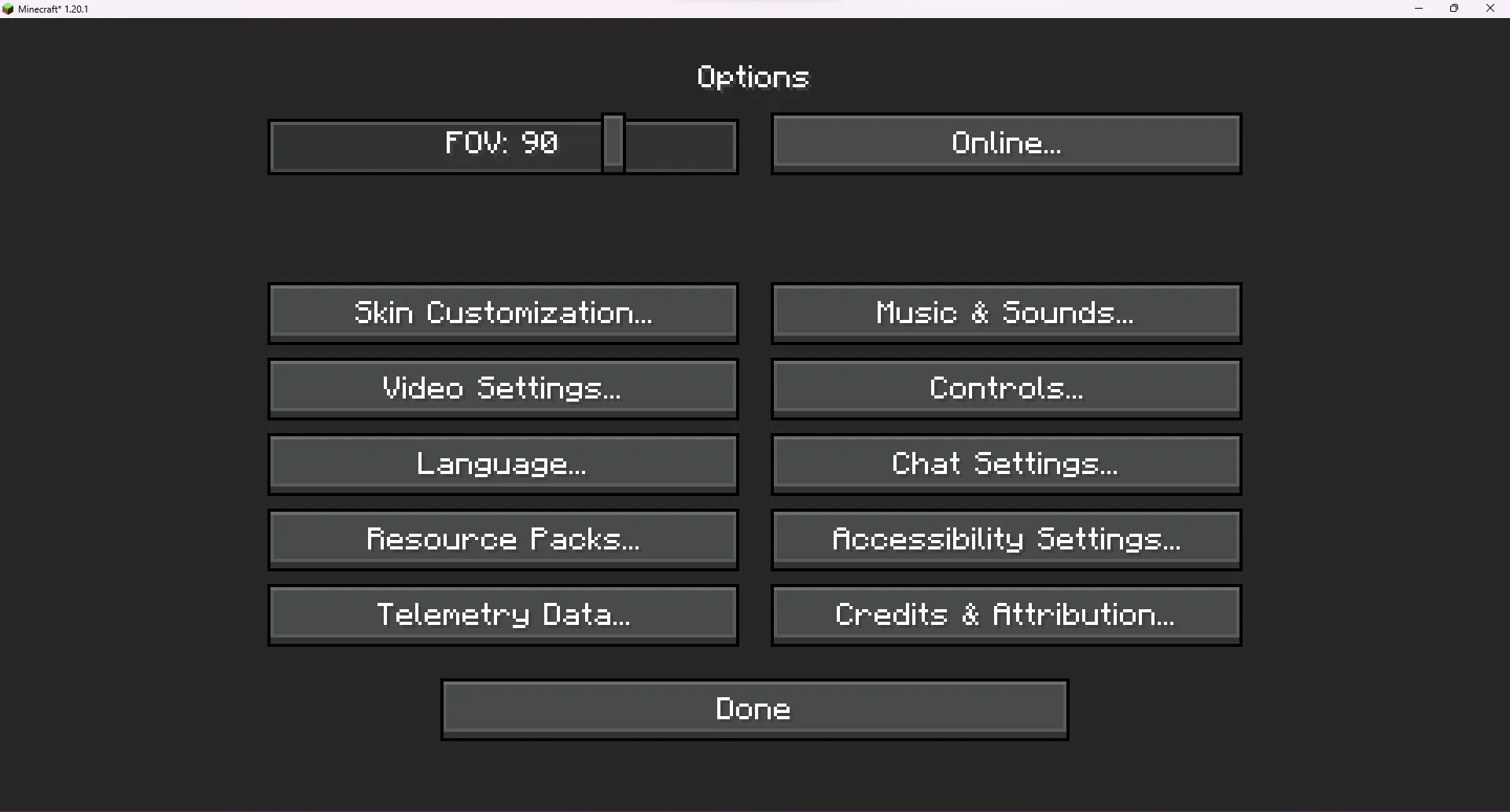 Изображение 1 ресурспака Ore UI, as Unintended