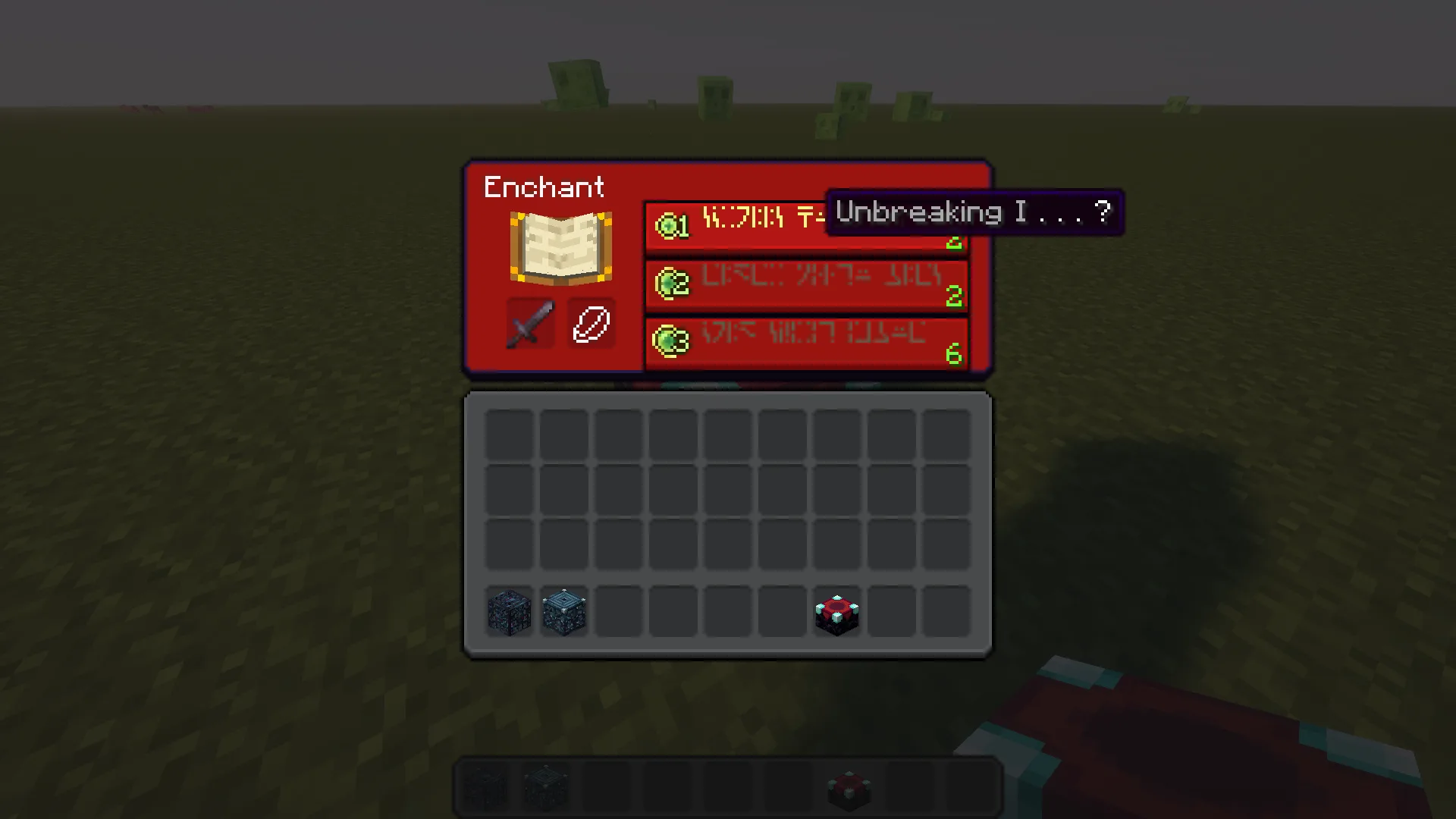 Изображение 6 ресурспака Ore UI, as Unintended