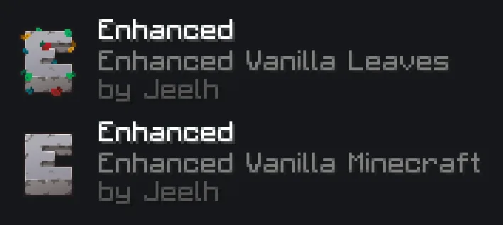Изображение 2 ресурспака Enhanced Leaves