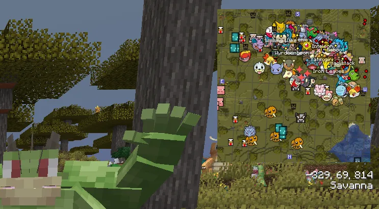 Изображение 2 ресурспака Kiece - Cobblemon Minimap Icons