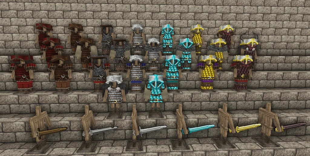 Изображение 3 ресурспака Knight's Armory骑士的武备库