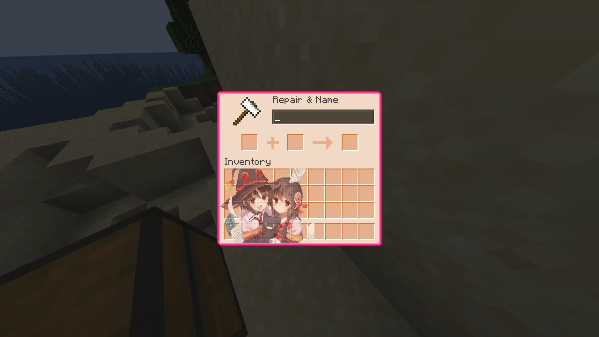 Изображение 2 ресурспака KonoSuba Custom GUI Pack