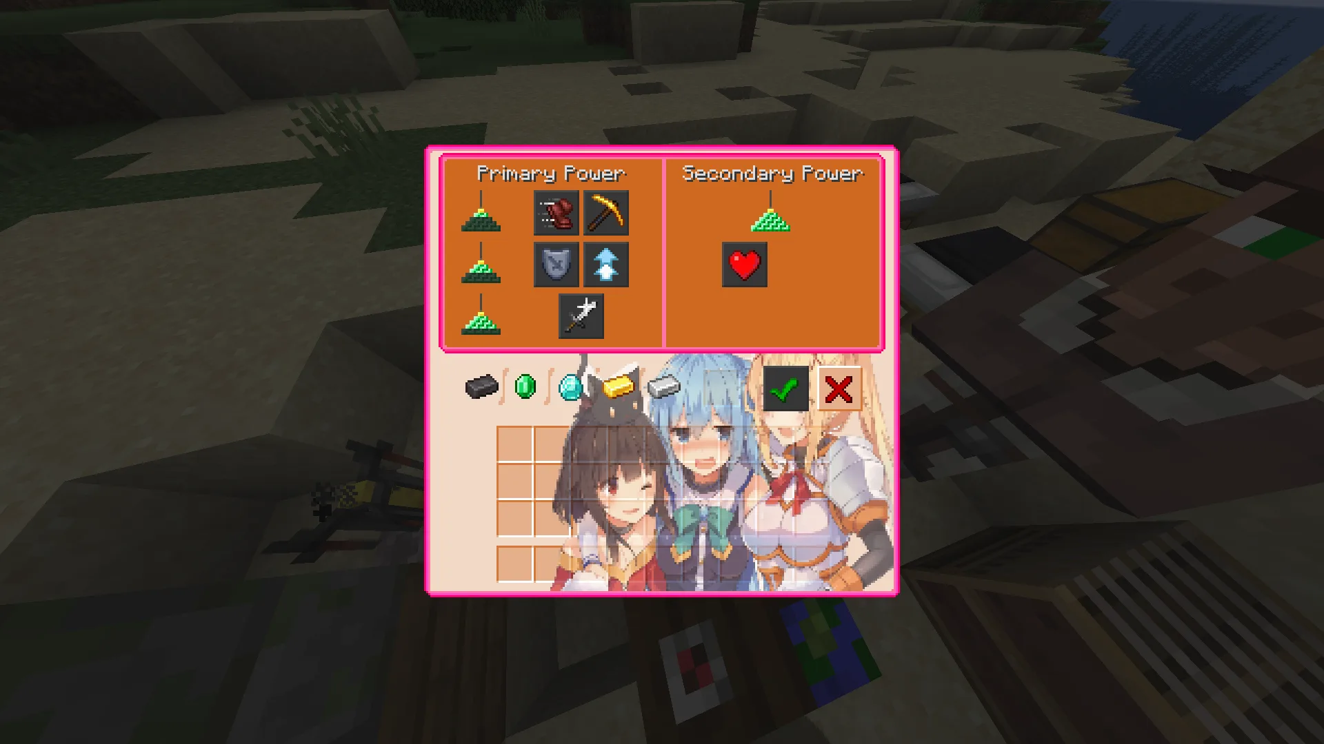 Изображение 4 ресурспака KonoSuba Custom GUI Pack