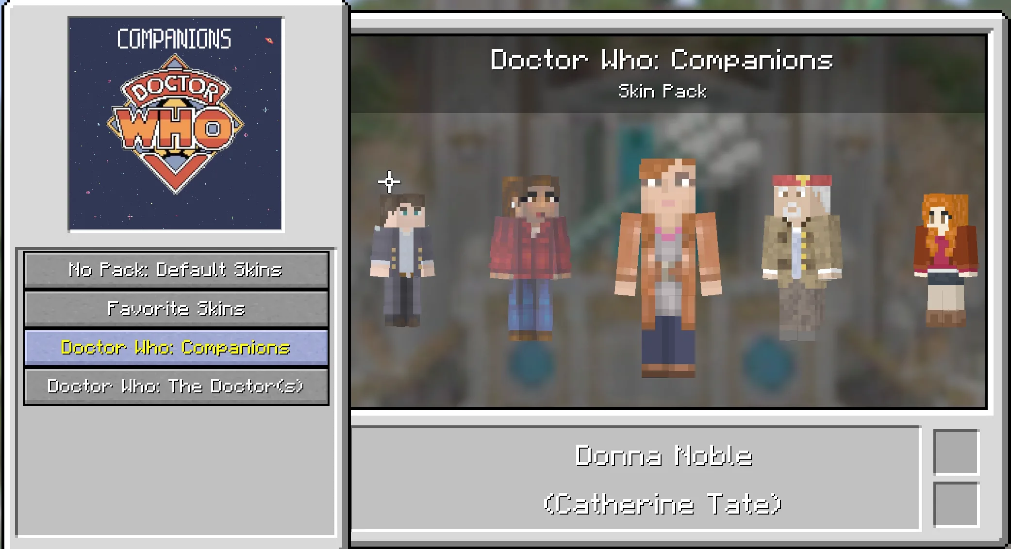 Изображение 2 ресурспака Legacy Skins: Doctor Who