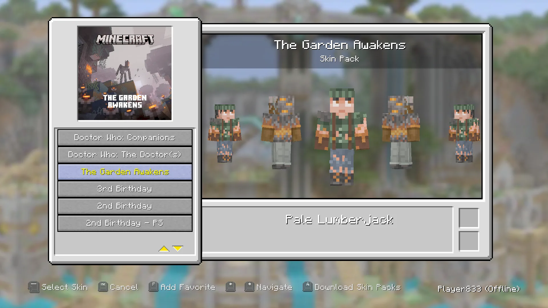 Legacy Skins Pack Ordering