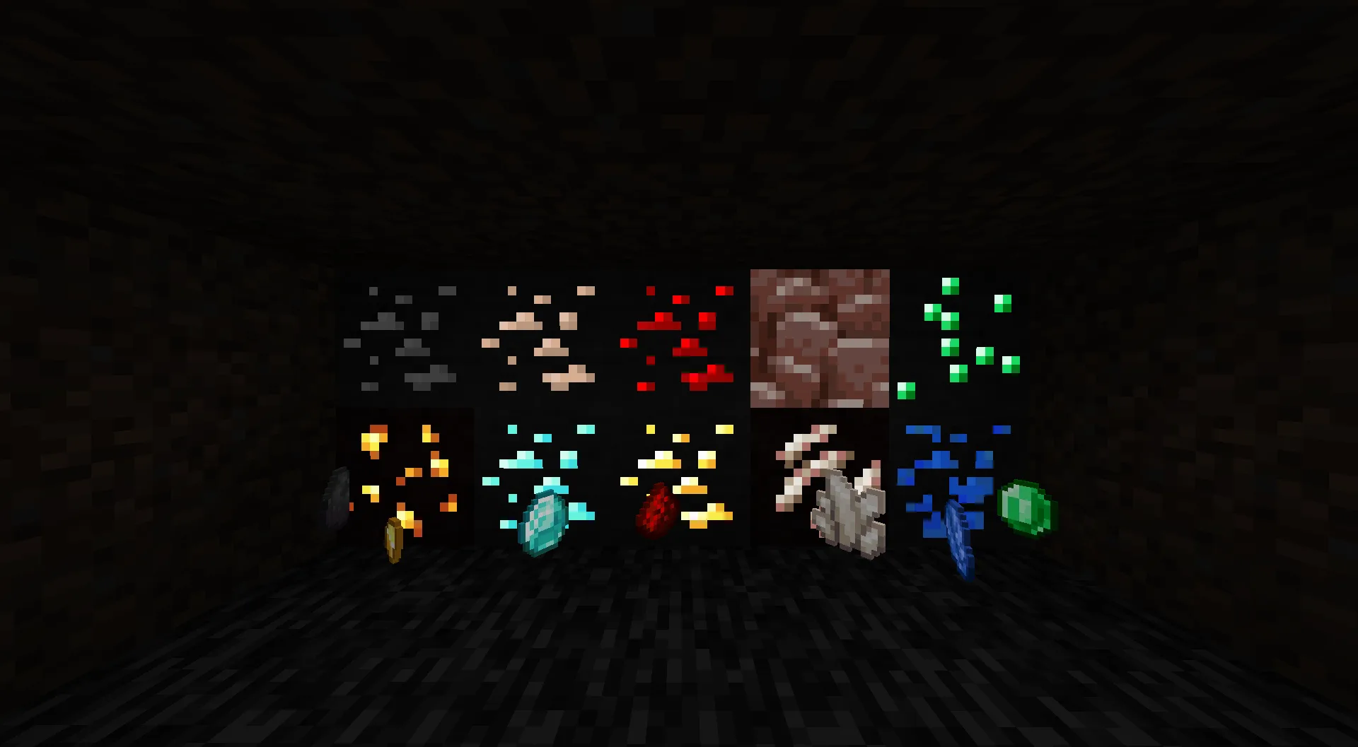 Изображение 3 ресурспака Light Ores! Vanilla Edition