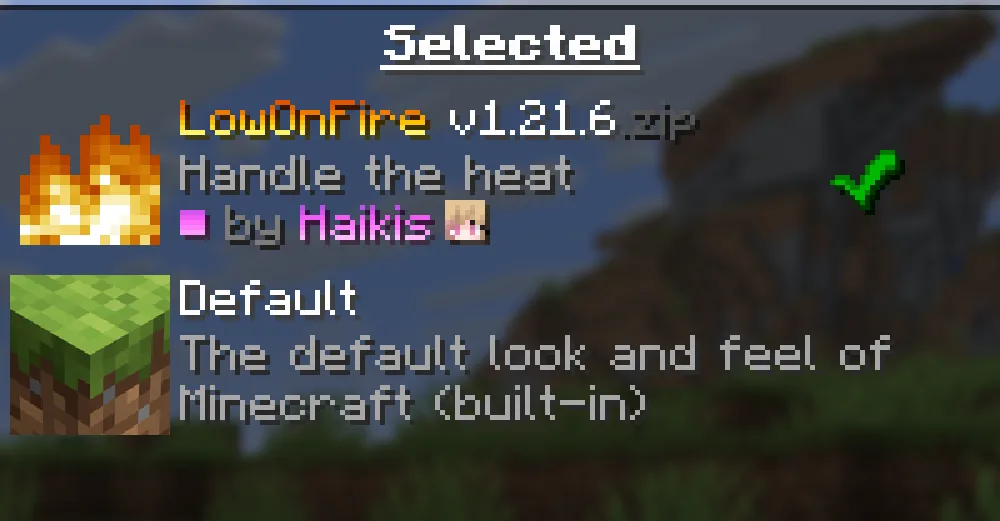 Изображение 3 ресурспака Low On Fire