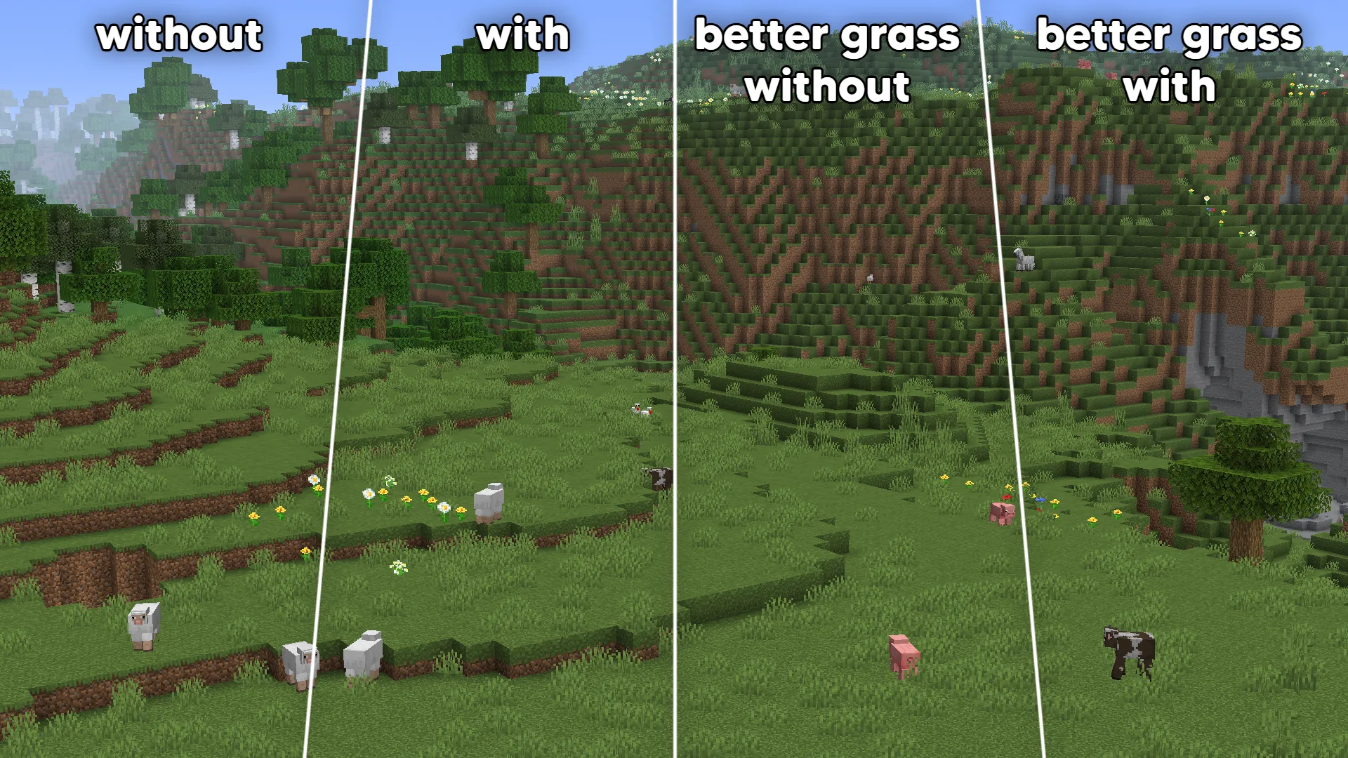 Изображение 2 ресурспака Lower Grass Sides