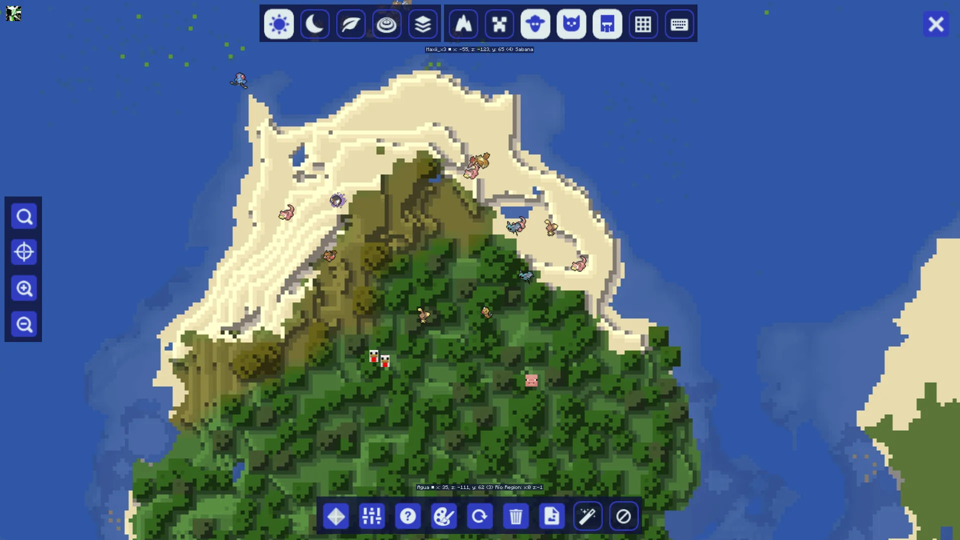 Изображение 4 ресурспака Maxi's JourneyMap Cobblemon Minimap Icons