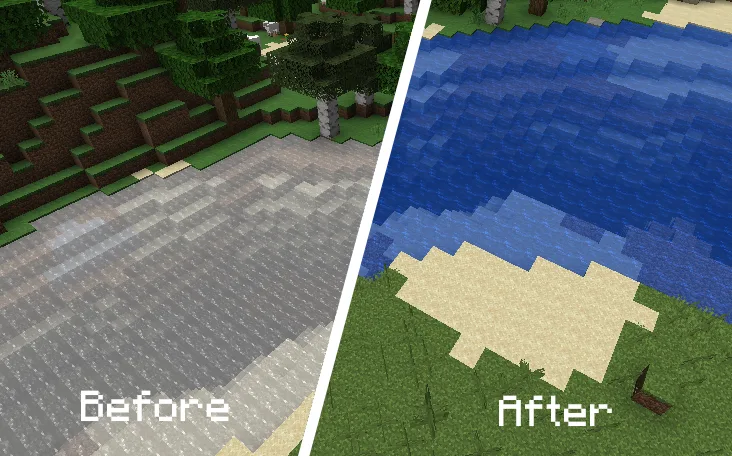 Изображение 2 ресурспака MC New Textures: Aquatic