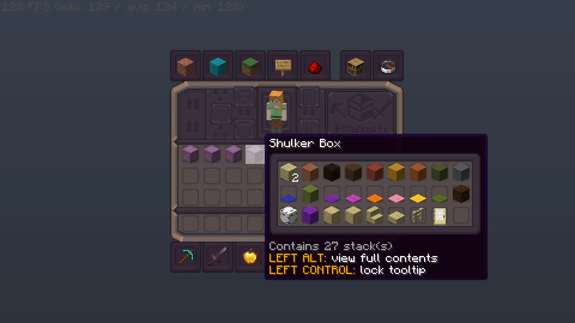 Изображение 3 ресурспака Mechanical equation GUI Add-on for Shulker Box Tooltip mod