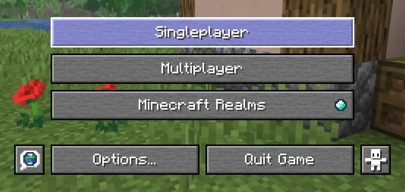 Menu Buttons of Stone