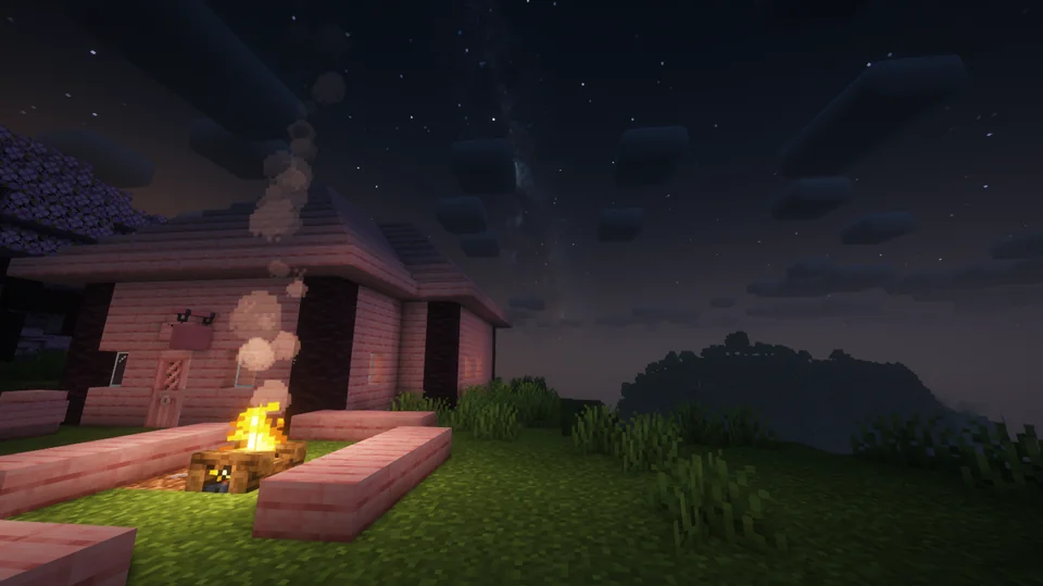 Milky Way Galaxy Minecraftified