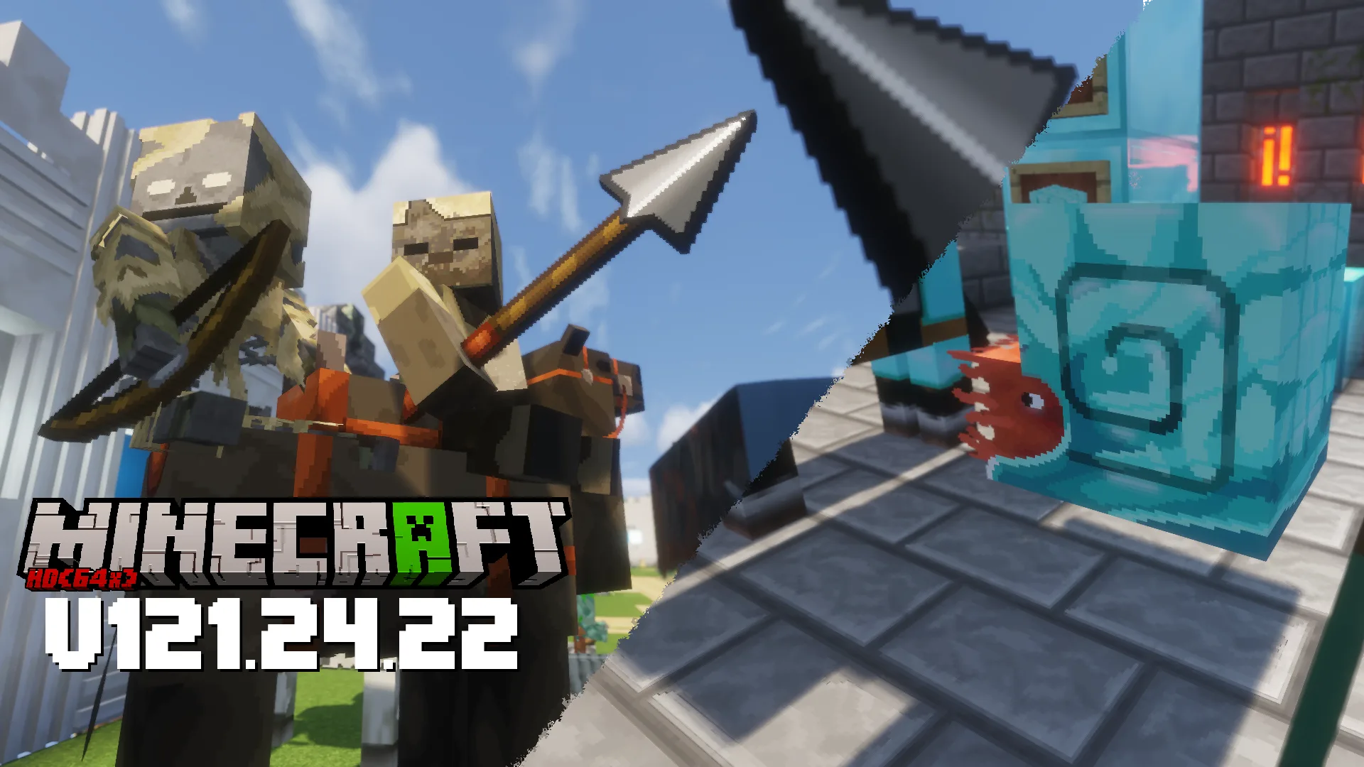 Изображение 1 ресурспака Minecraft HD(64x) Fan Updated by mrdhobbs