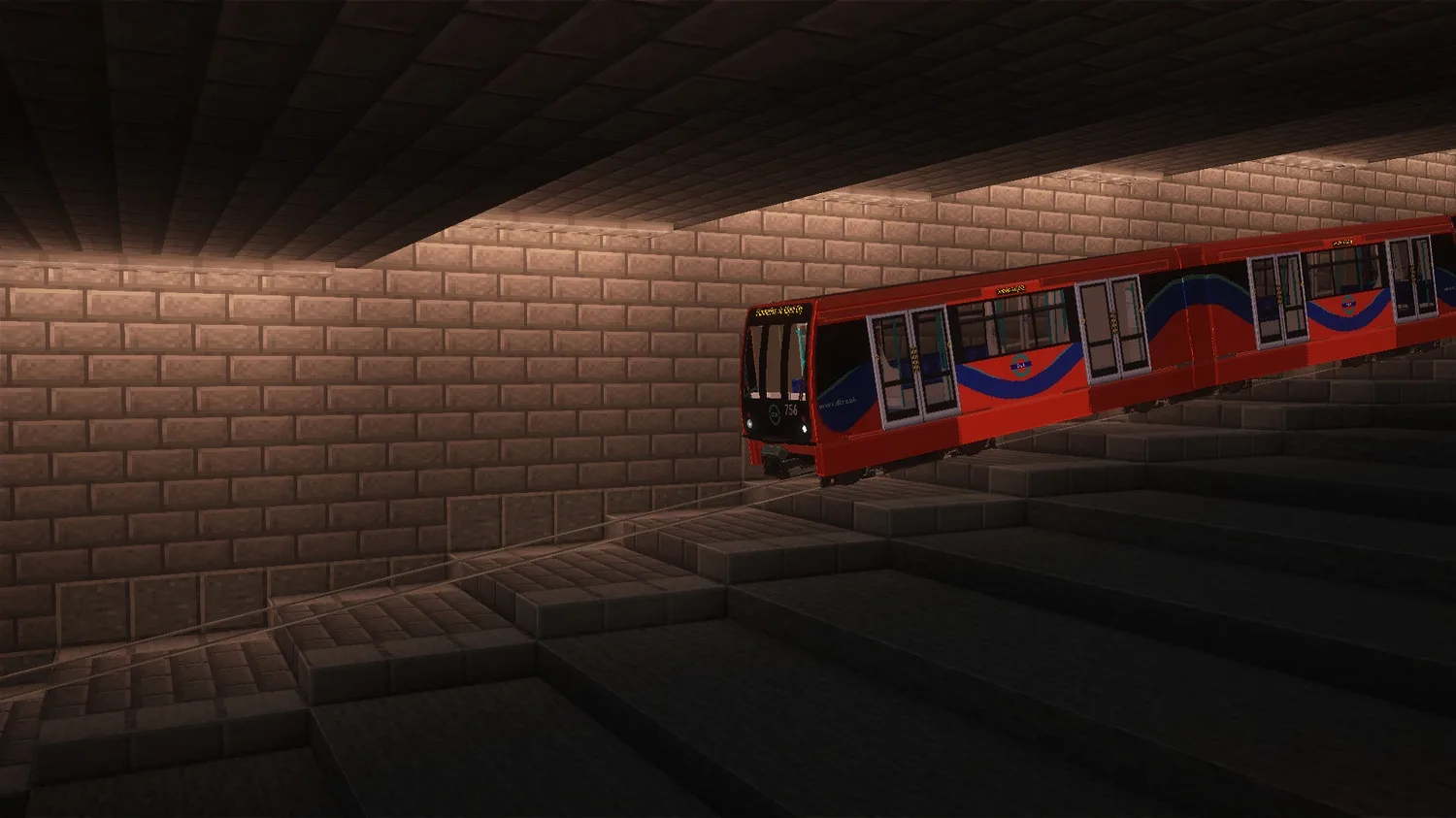 Изображение 4 ресурспака Minecraft Transit Railway - DLR B07 Stock