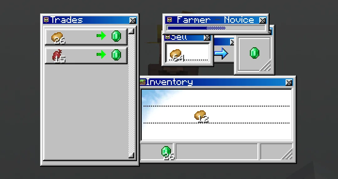 Изображение 1 ресурспака MineOS 98 | Windows 98 Theme