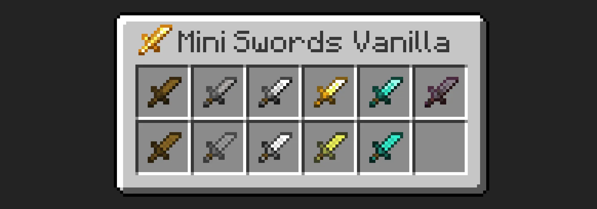Mini Daggers Vanilla PVP