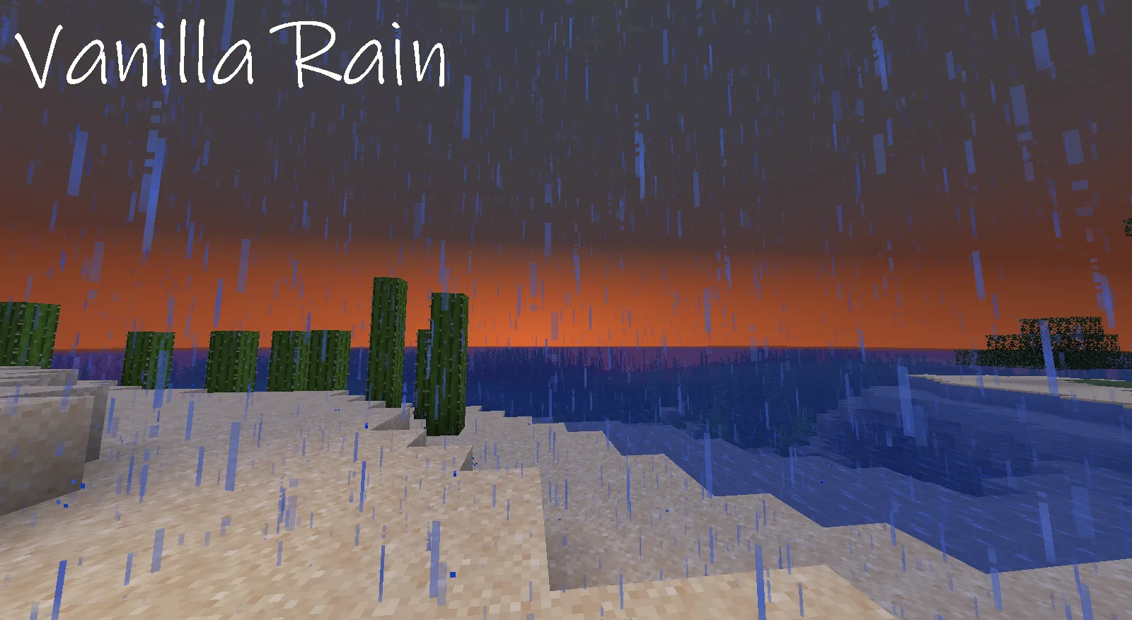 Изображение 2 ресурспака Minimal Rain & Snow