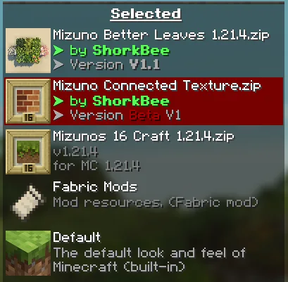 Изображение 3 ресурспака Mizuno Connected Texture