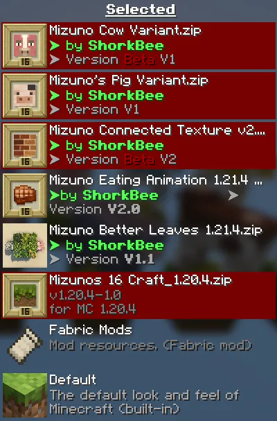 Изображение 1 ресурспака Mizuno's Cow Variants