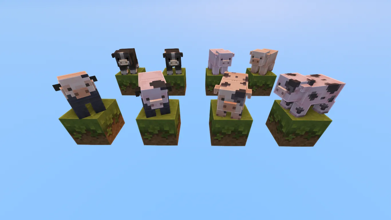 Изображение 2 ресурспака Mizuno's Pig Variants