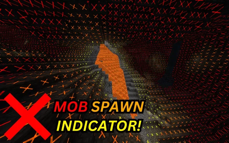 Mob Spawn Light Level Detector