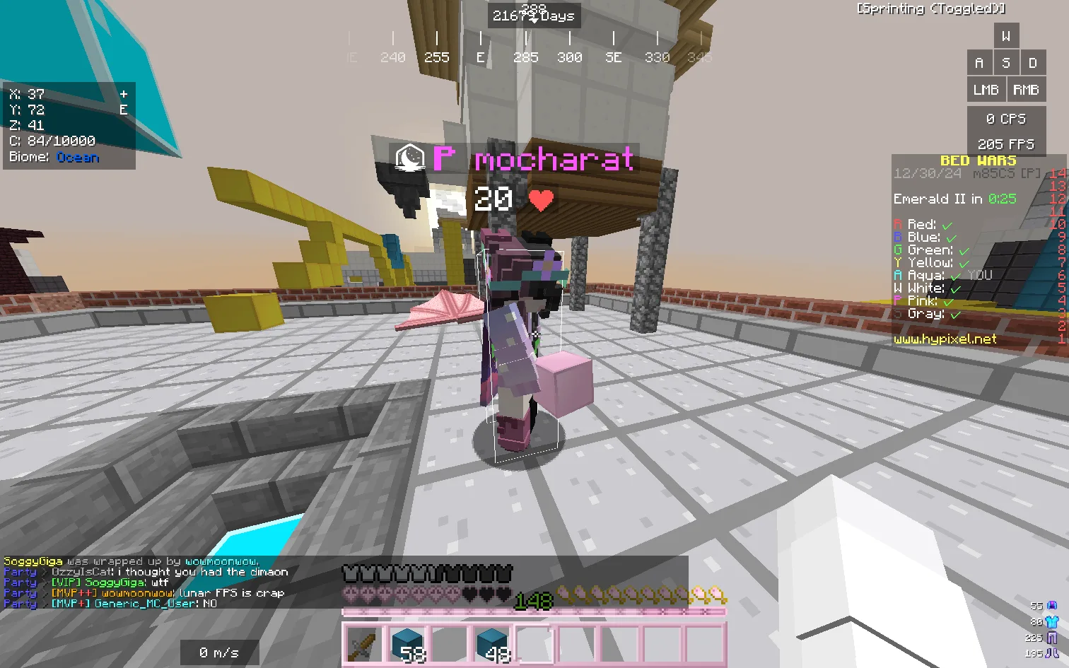 Изображение 4 ресурспака Moons Cuter Bedwars