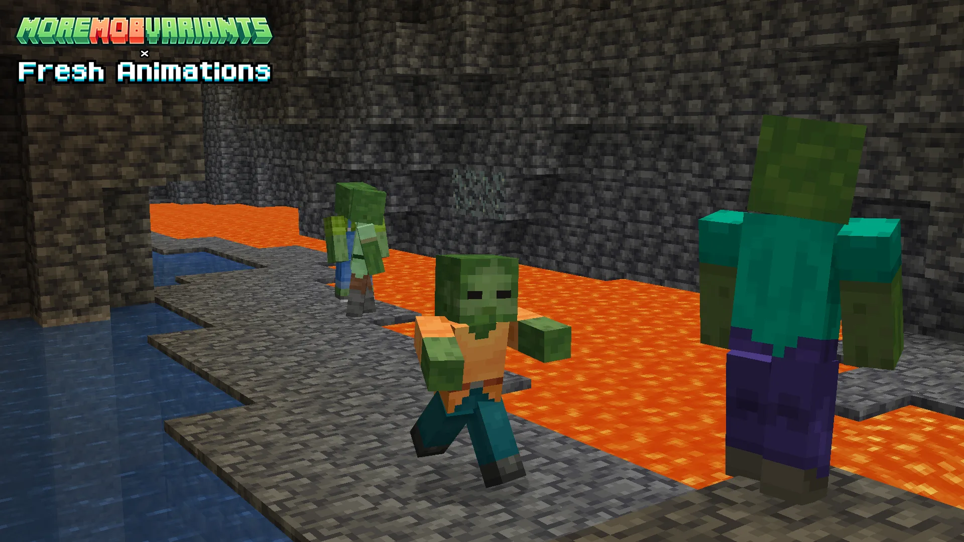 Изображение 4 ресурспака More Mob Variants x Fresh Animations