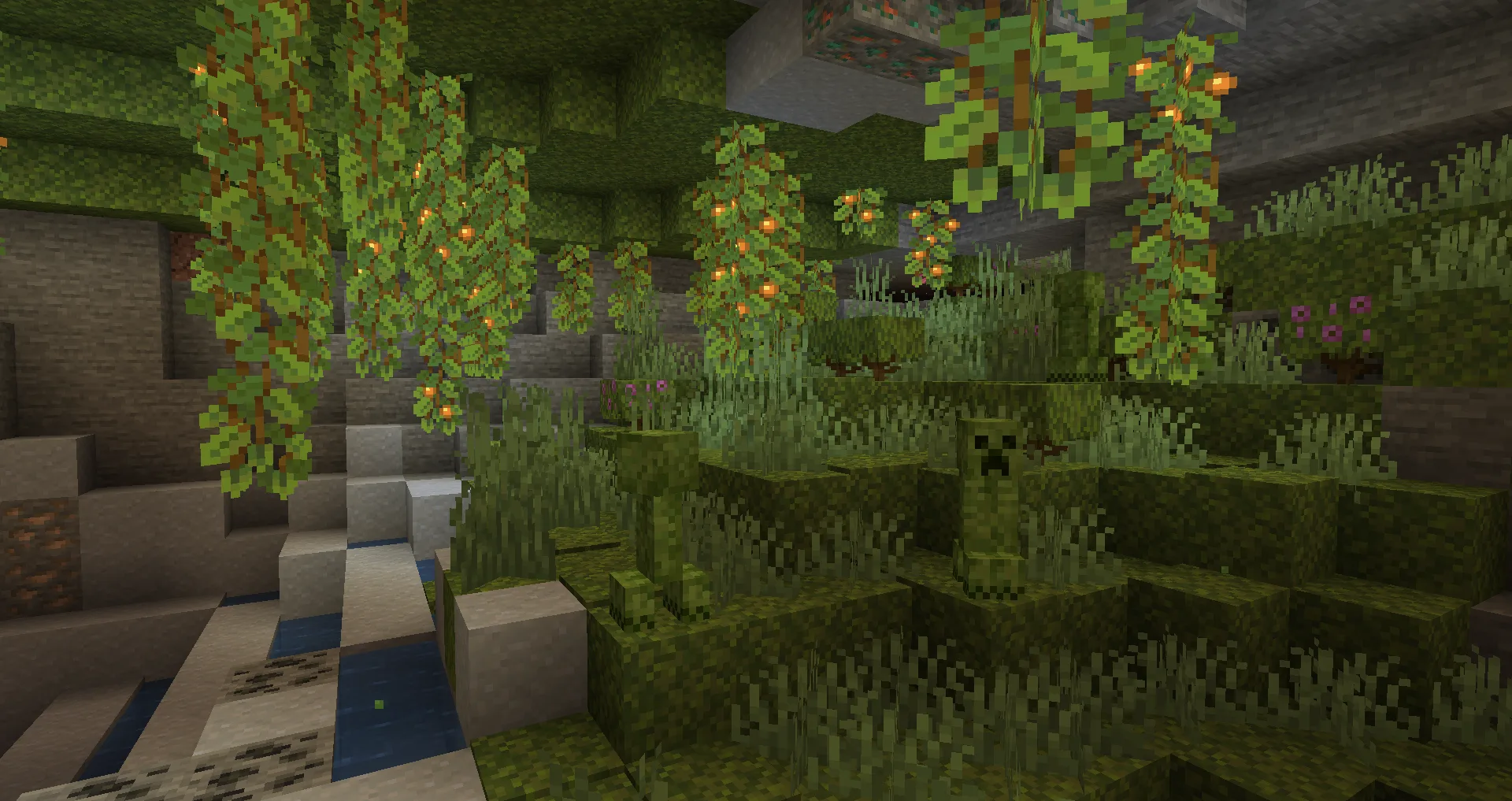 Изображение 2 ресурспака Moss Creepers