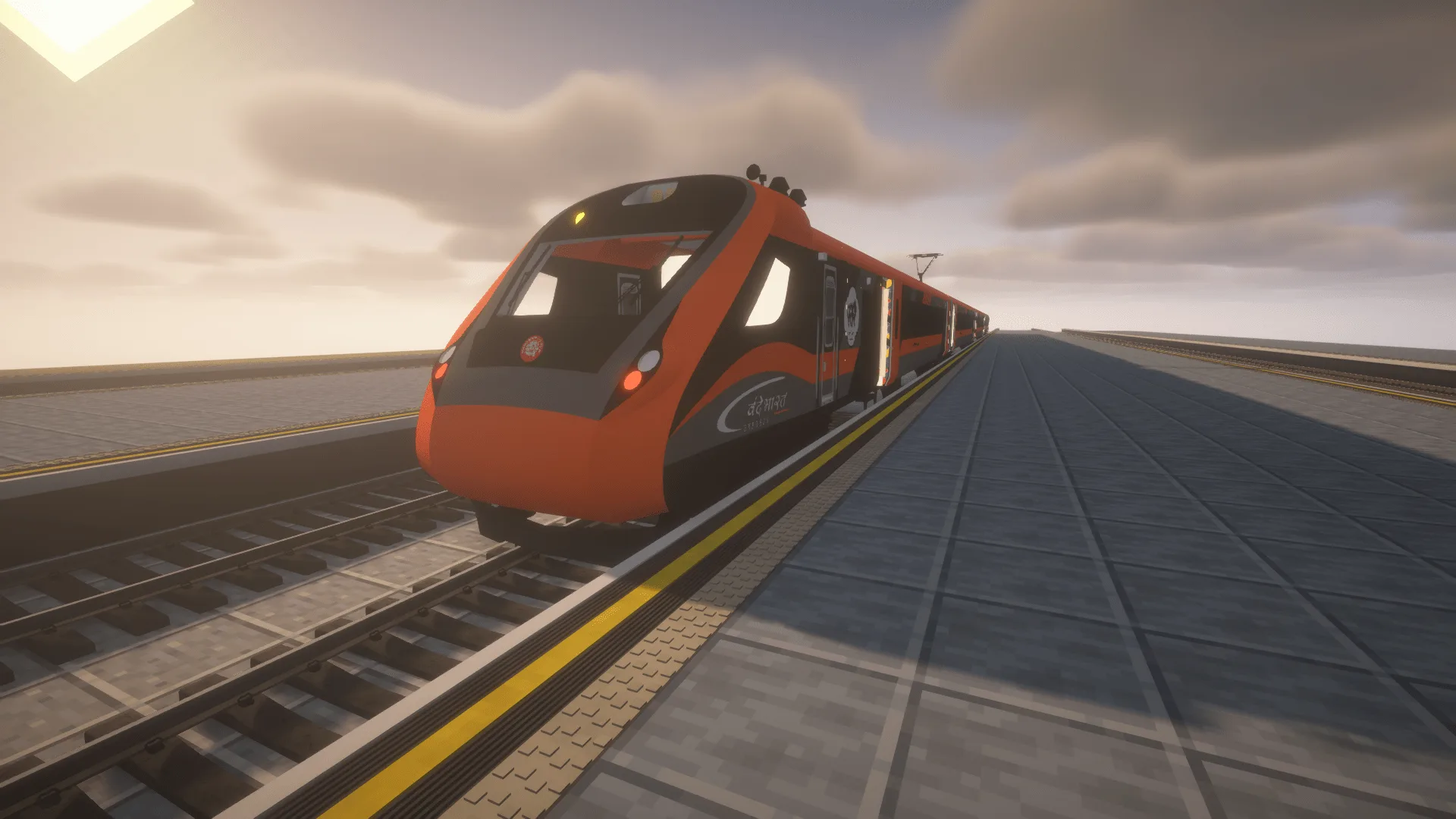 Изображение 2 ресурспака [MTR3/4] Vande Bharat (Train 18) - Saffron Livery