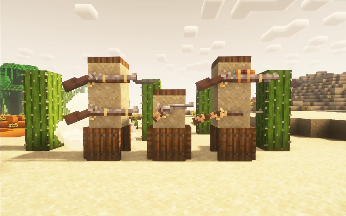 Изображение 2 ресурспака Muskets 3D Wild West for Ewewkek's