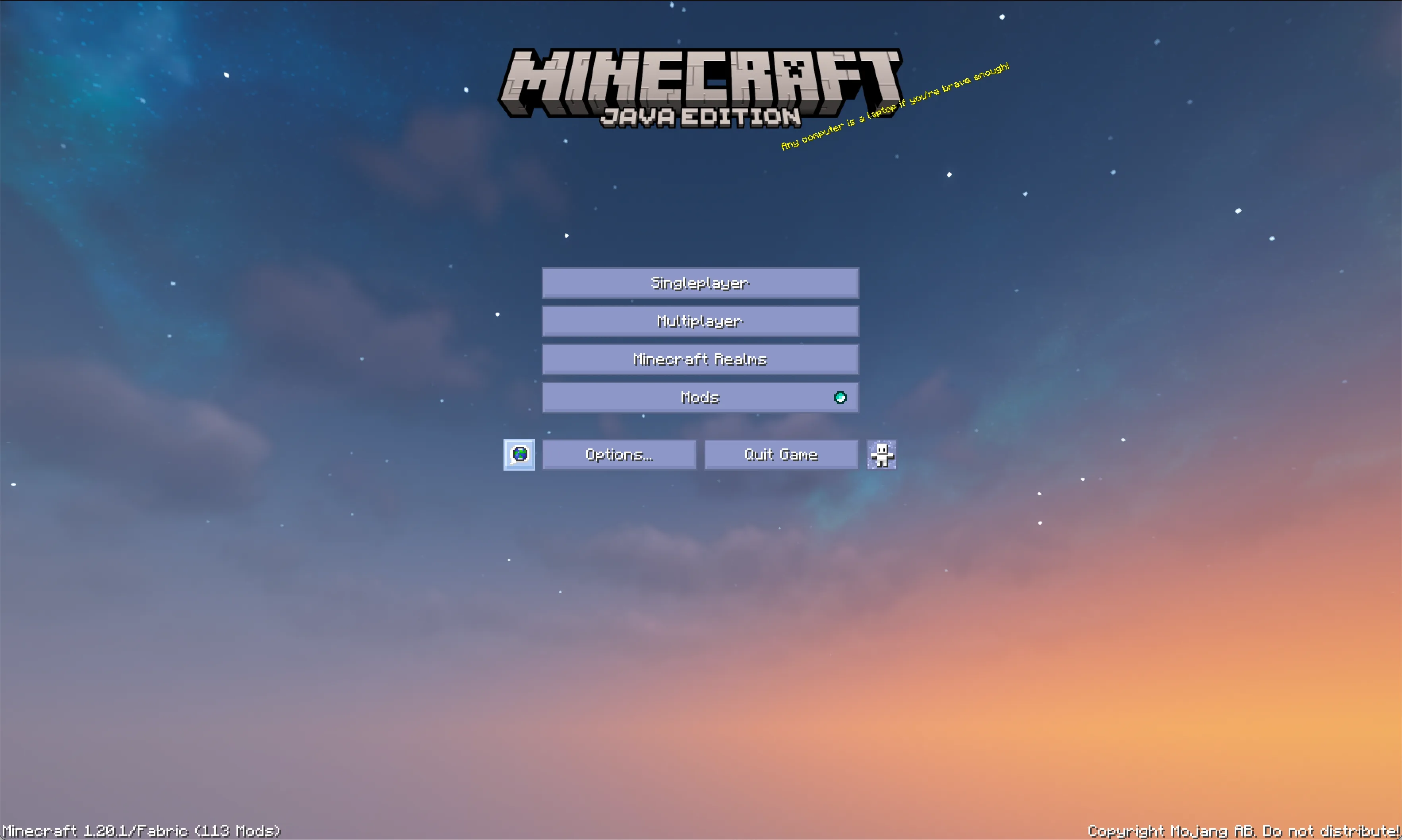 Nebula GUI and Hotbar