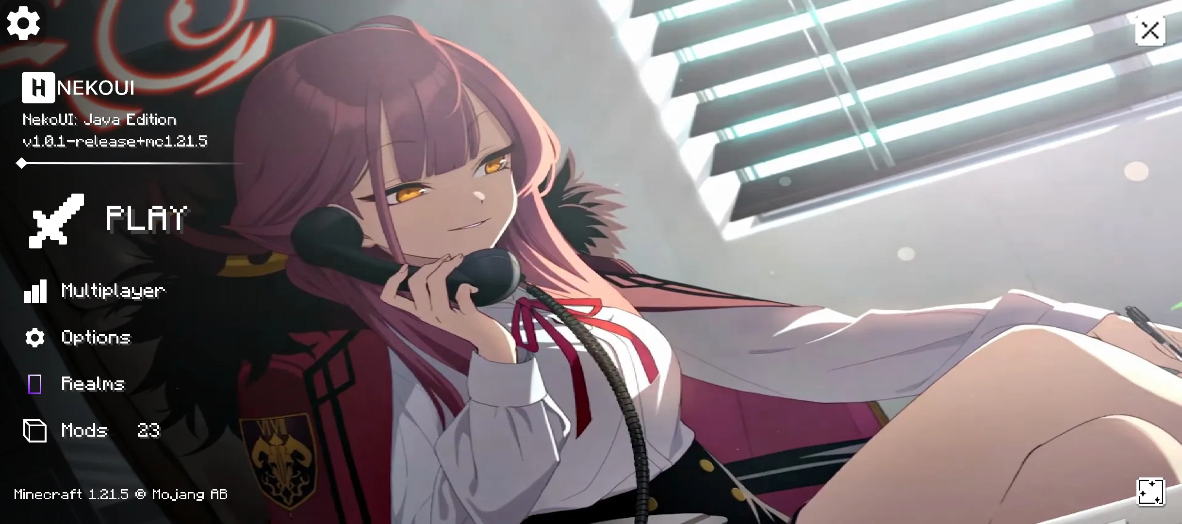 NekoUI - Aru Animated Background