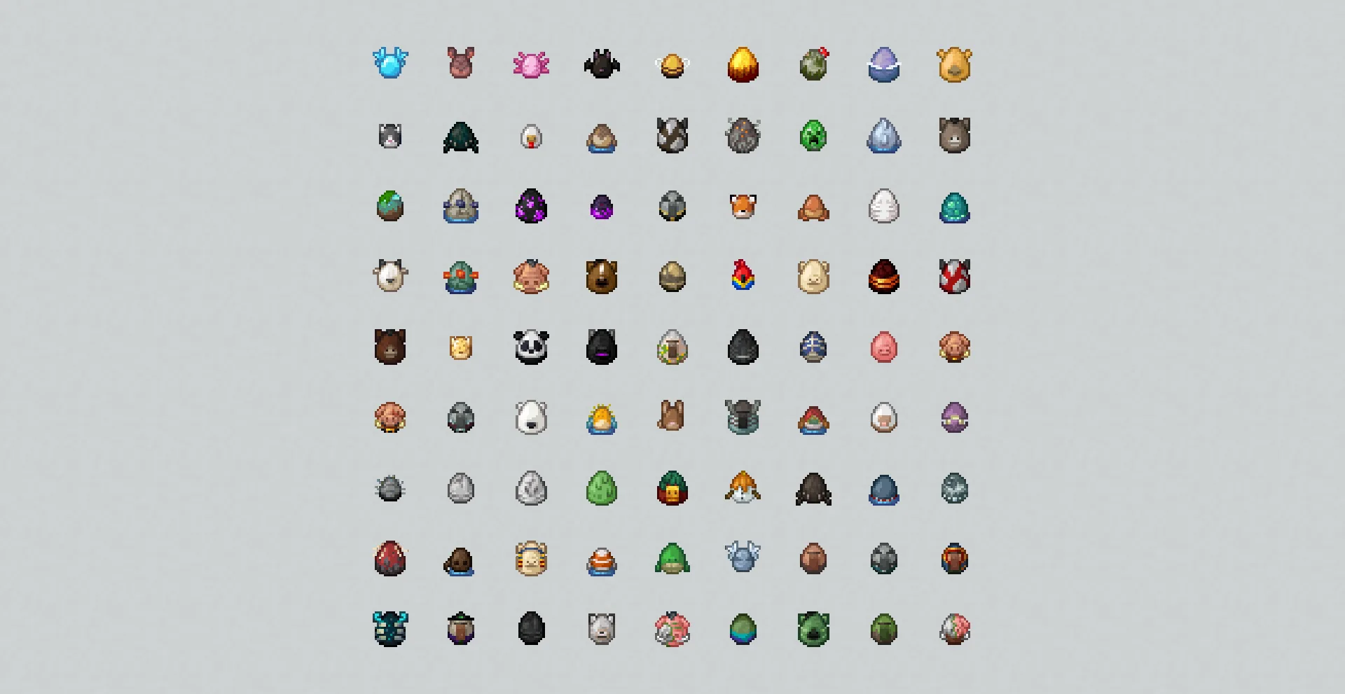Изображение 1 ресурспака Spawn Eggs! New!