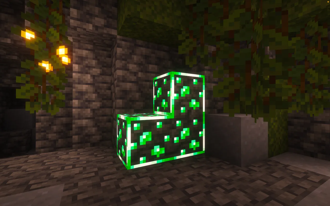 Изображение 2 ресурспака New Glowing Ores