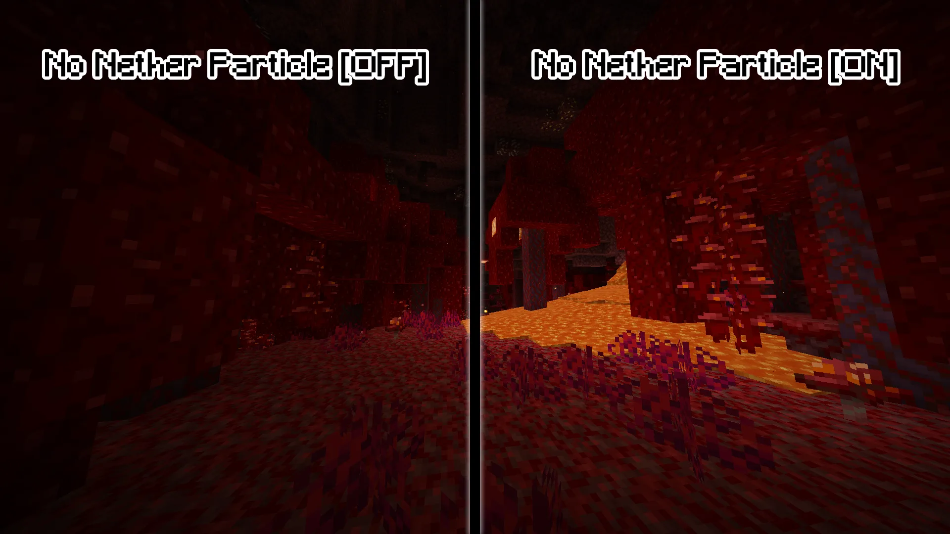 Изображение 1 ресурспака No Nether Particle