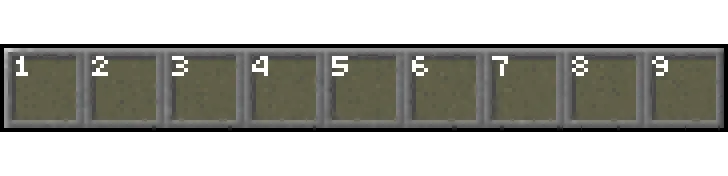 Изображение 2 ресурспака Numbered Hotbar