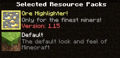 Изображение 4 ресурспака Ore Highlighter