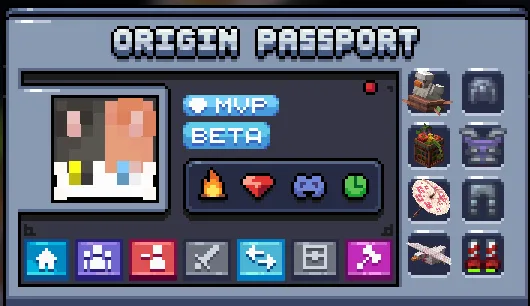 Изображение 2 ресурспака Origin Realms GUI Revamp