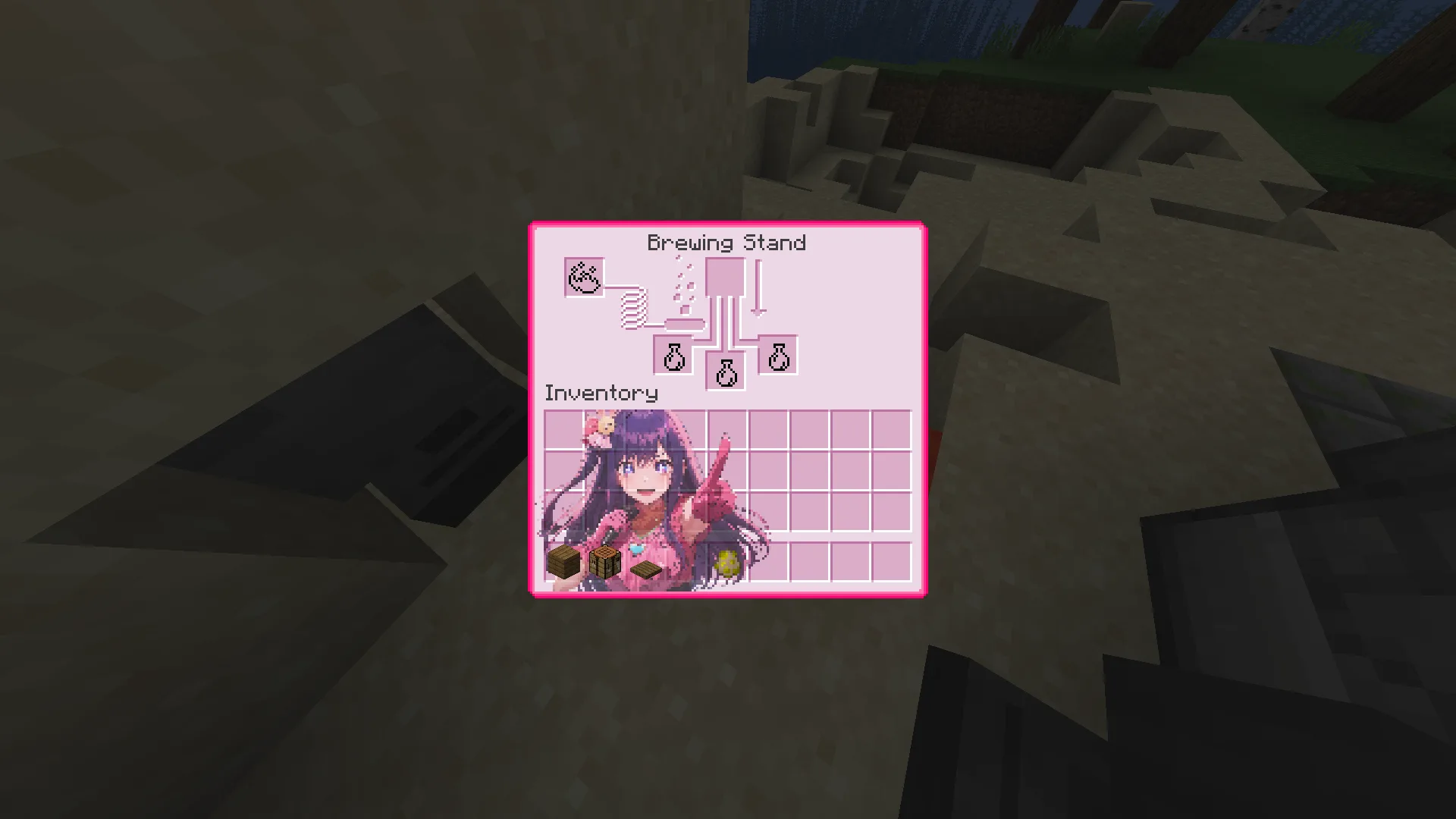 Изображение 1 ресурспака Oshi no ko one! Custom GUI Pack