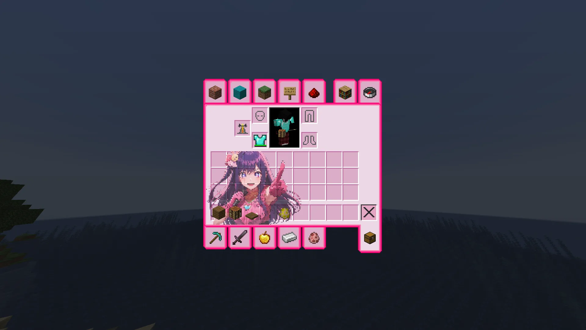 Изображение 4 ресурспака Oshi no ko one! Custom GUI Pack