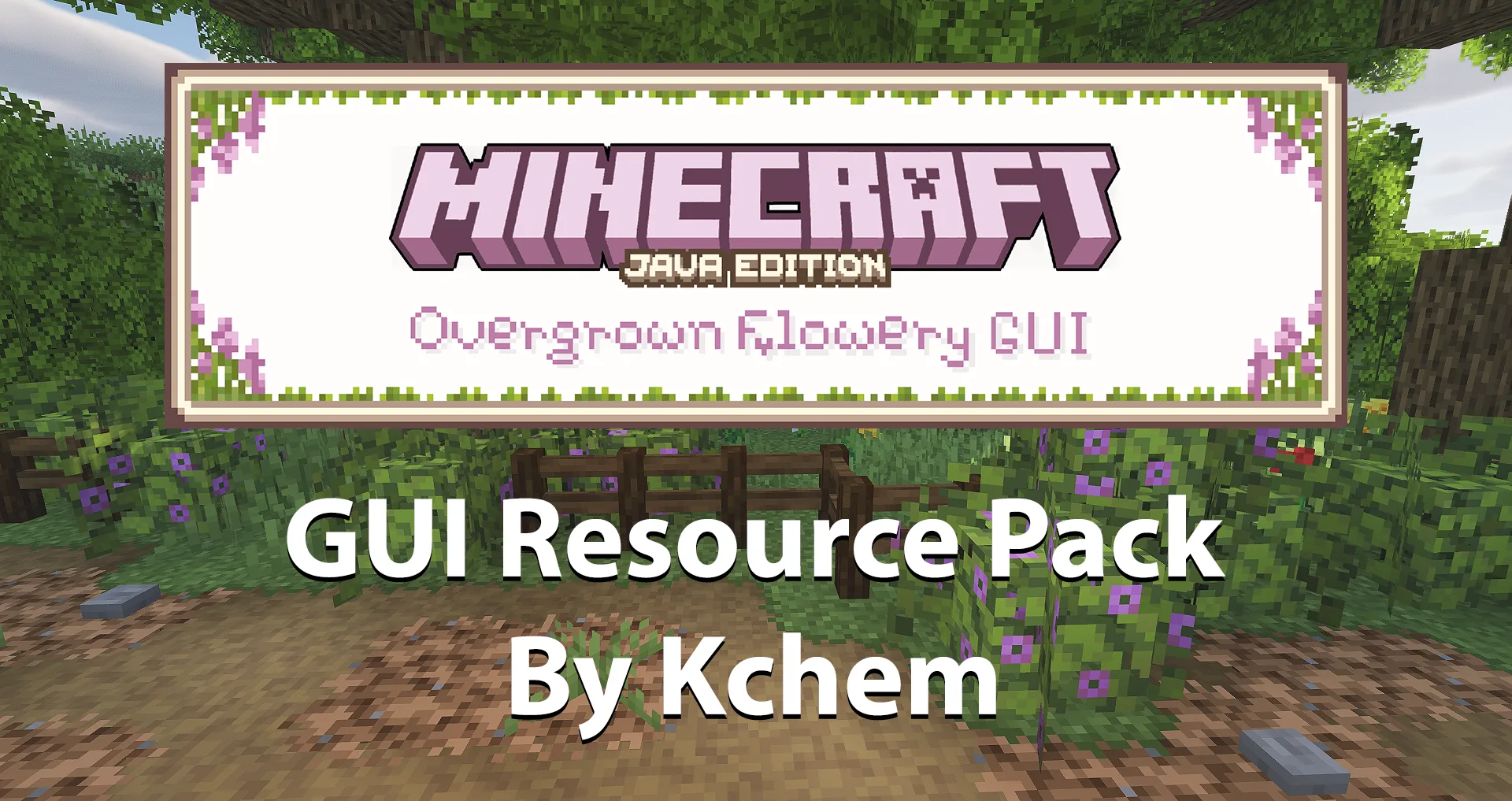Изображение 2 ресурспака Overgrown Flowery GUI