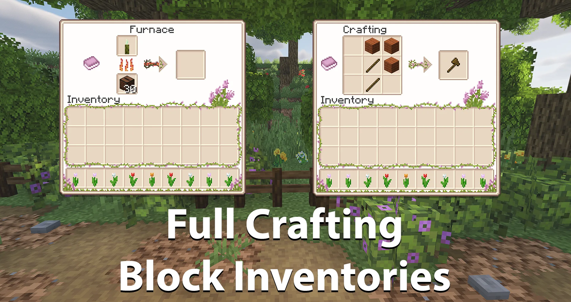 Изображение 6 ресурспака Overgrown Flowery GUI