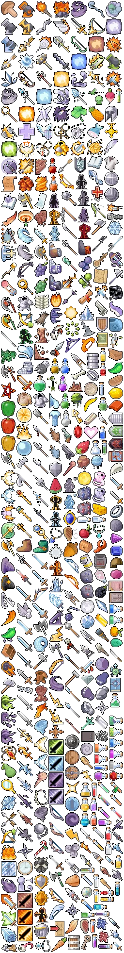 Pixel RPG icons