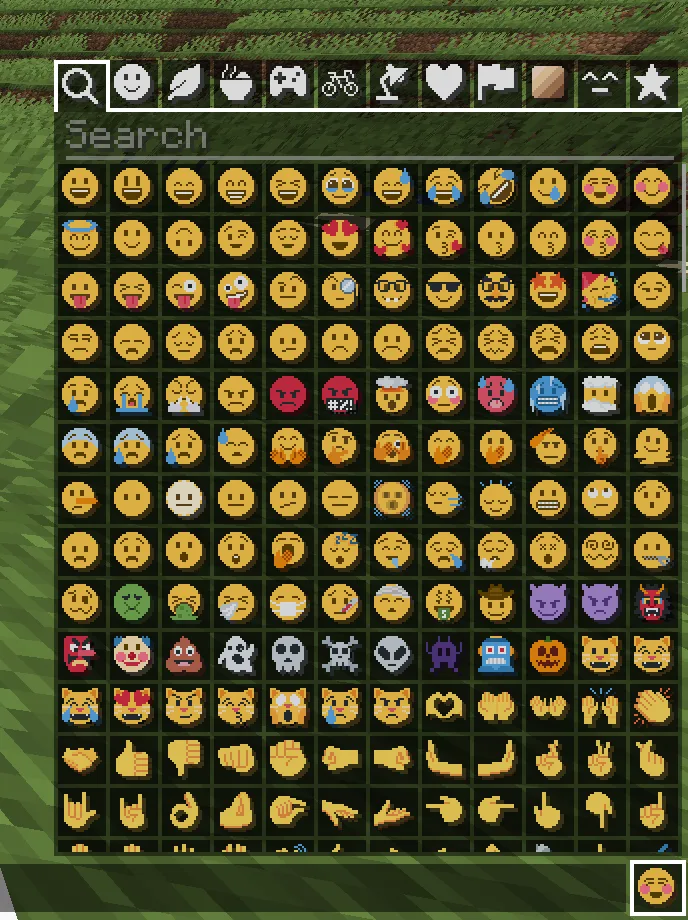 Изображение 3 ресурспака Pixel Twemoji 18x