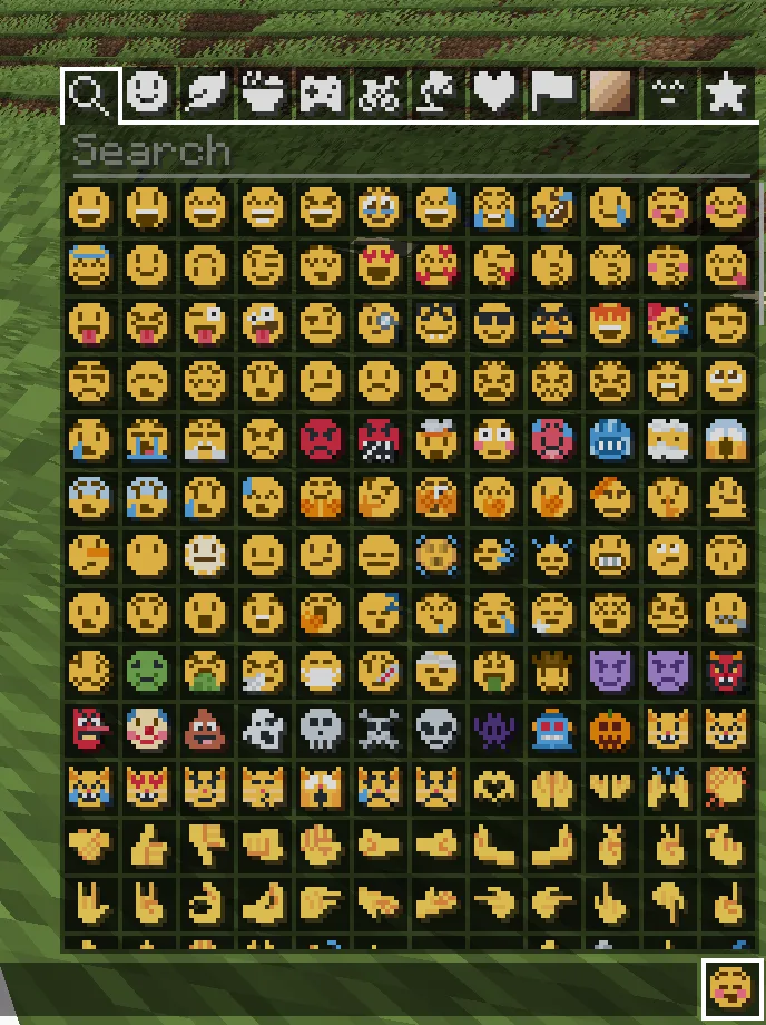 Изображение 3 ресурспака Pixel Twemoji 9x