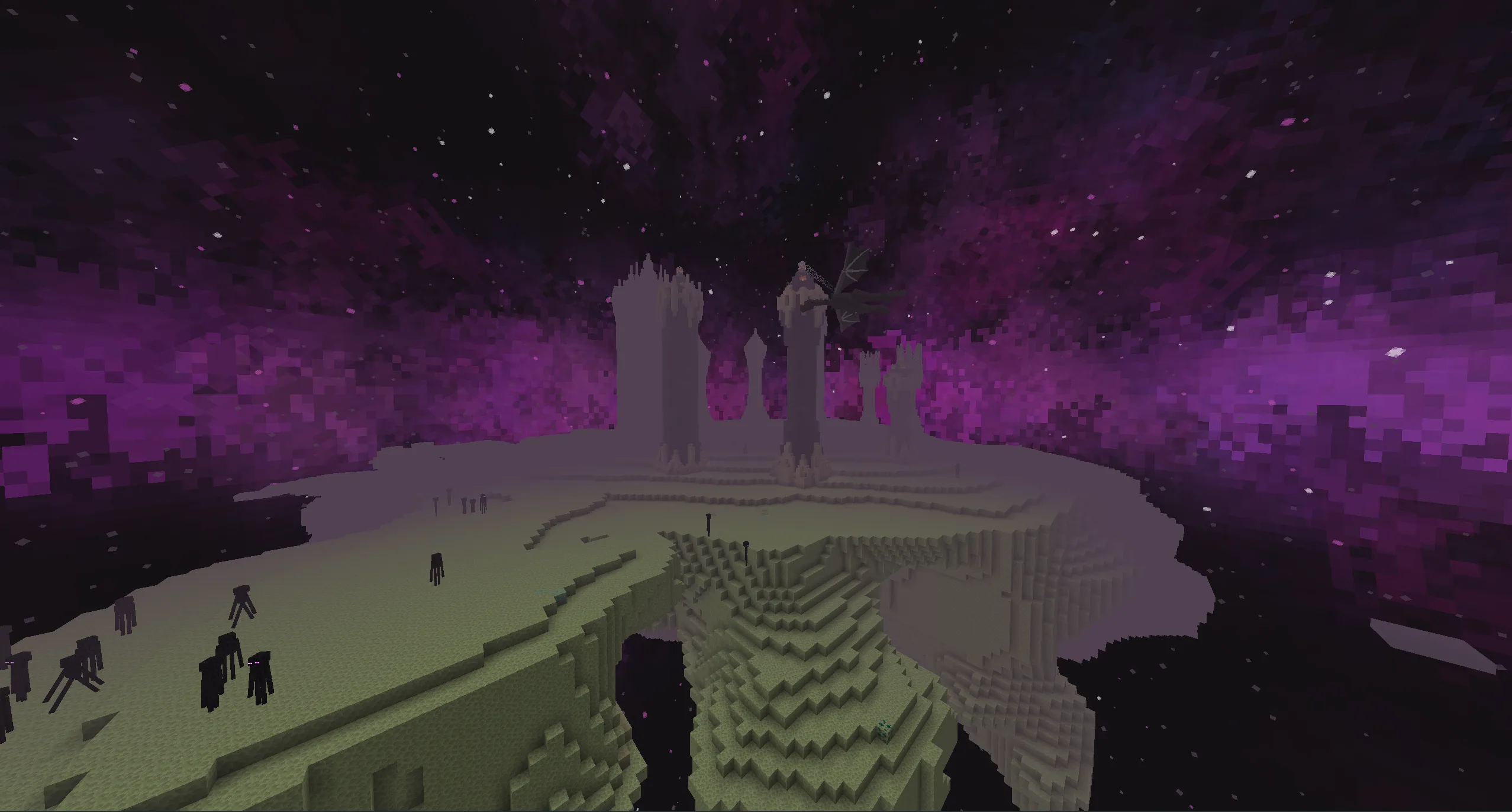 Изображение 2 ресурспака Pixelated Sky for Better End