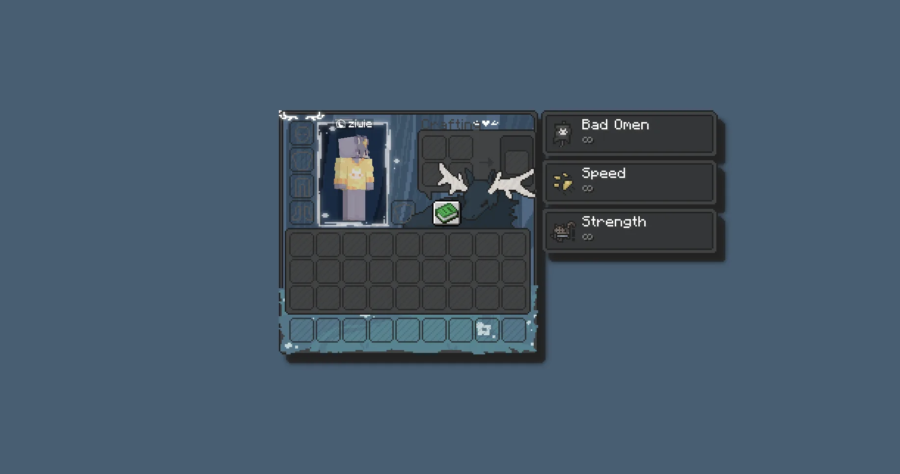 Изображение 1 ресурспака Pixel Cat's End GUI