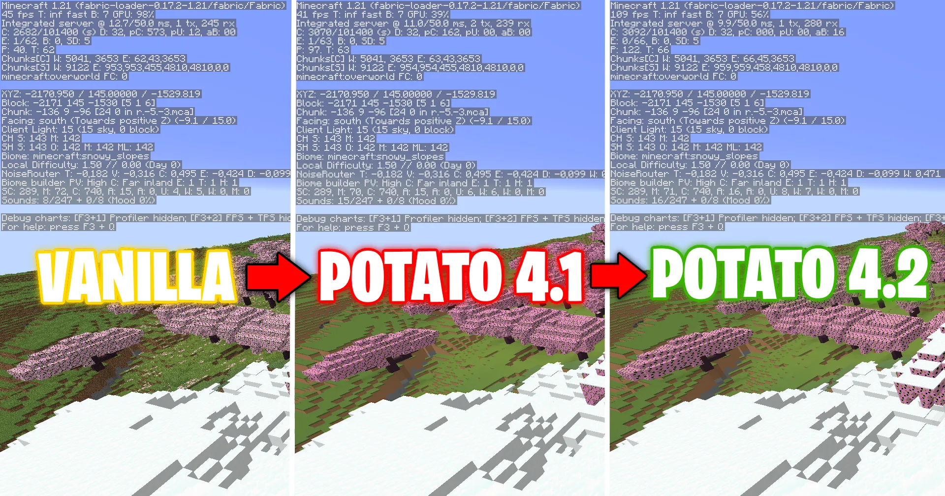 Изображение 3 ресурспака Potato Graphics